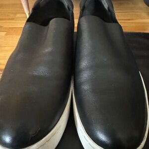 Black Slip-On Womens Shoes